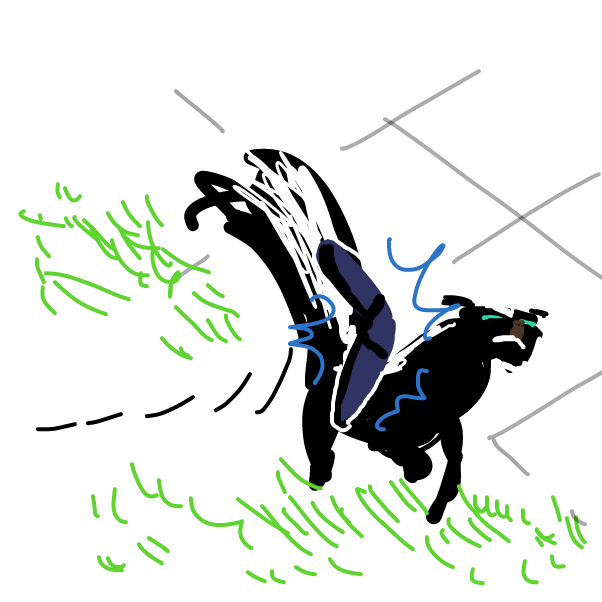 Drawing in The End Of Ellie by Peyocay