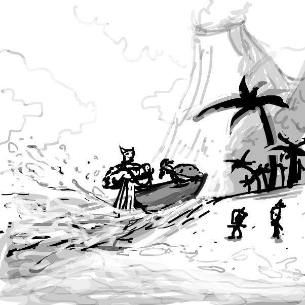 VOOOOOOOOOOOOMMM
 - Online Drawing Game Comic Strip Panel by Peyocay