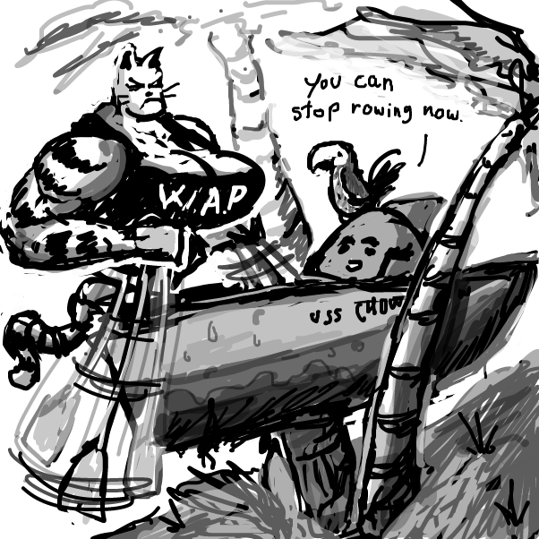 First panel in Part 12: Cheapwrecked drawn in our free online drawing game