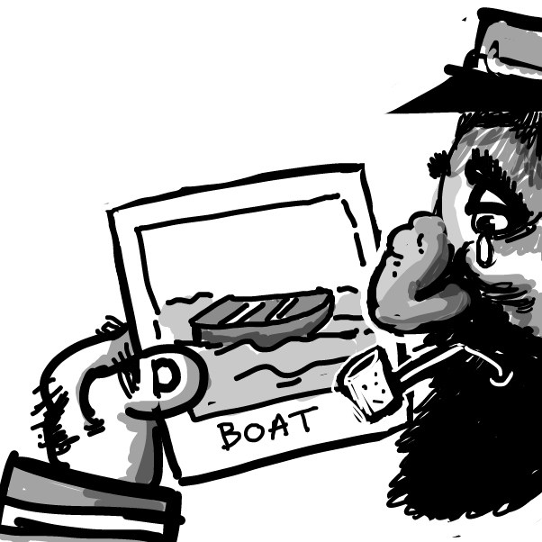 Miss the boat
 - Online Drawing Game Comic Strip Panel by Peyocay
