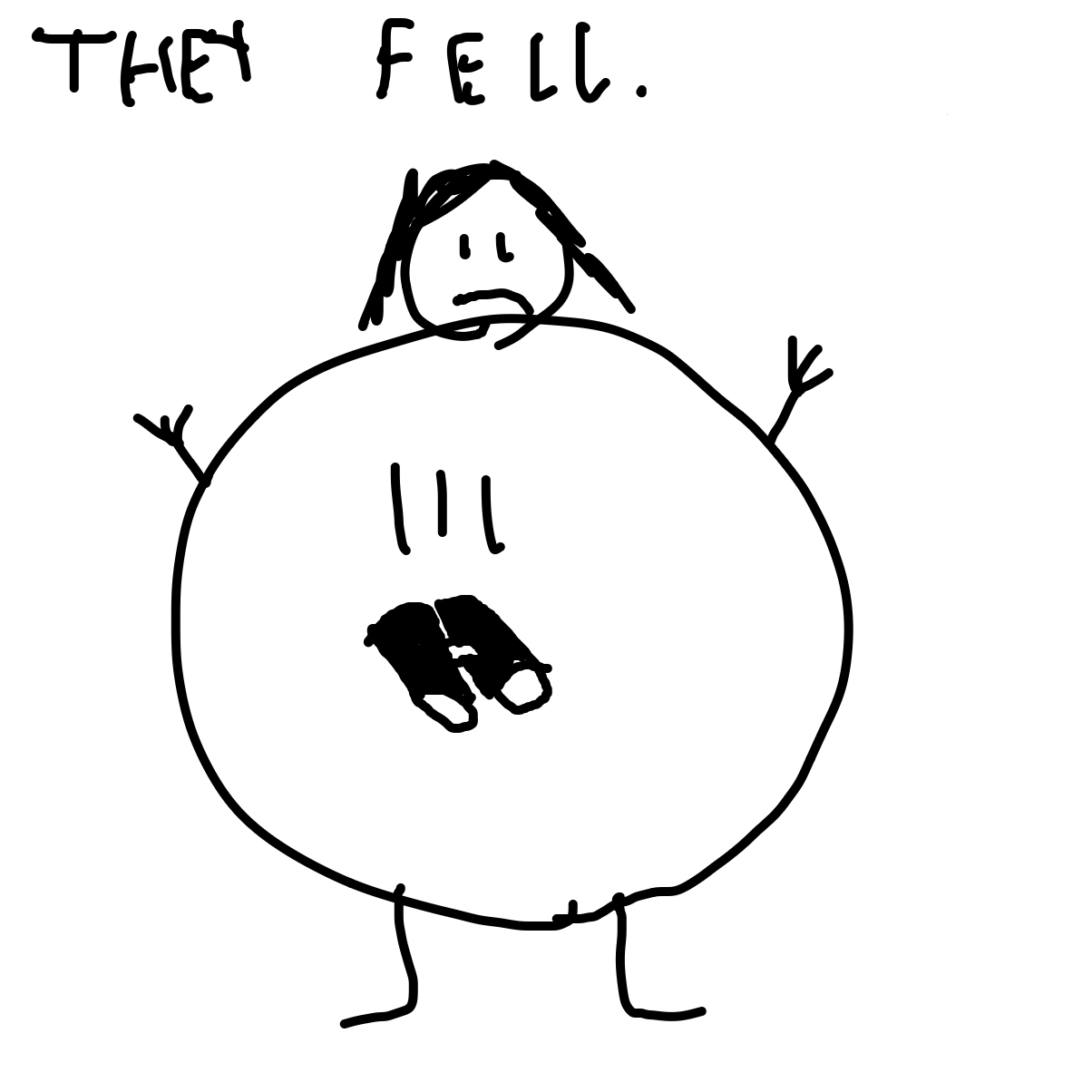 Drawing in Oh no by LoB