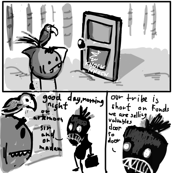  - Online Drawing Game Comic Strip Panel by Peyocay