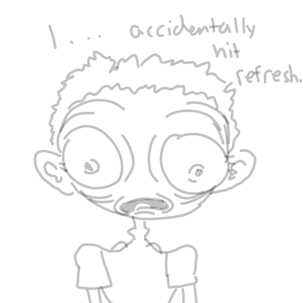 Drawing in the waiting... by Elle