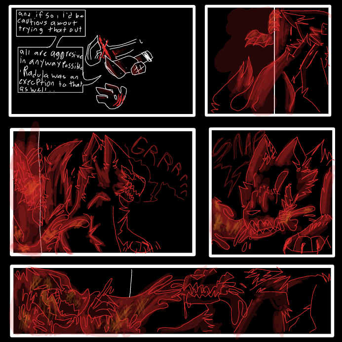 Drawing in CREATURE BREACH PT6 by OneWithTheShadows