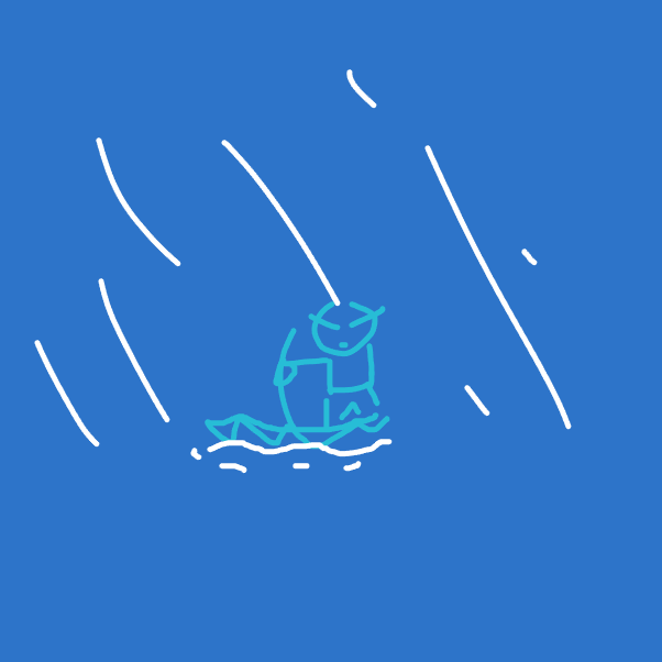 Drawing in Rain by Veum