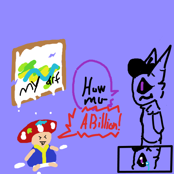 Drawing in Toad makes art by Veum