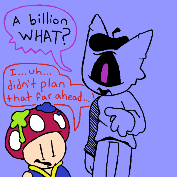 bananas? SUVs? Be SPECIFIC bro - Online Drawing Game Comic Strip Panel by Cheddar Teeth