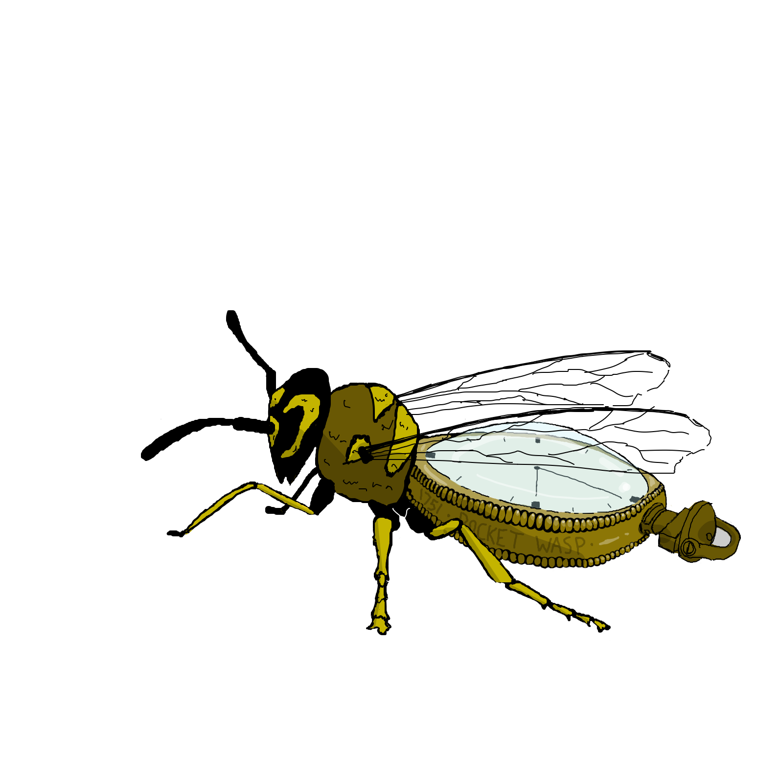 Drawing in Clockroach by Painovoima