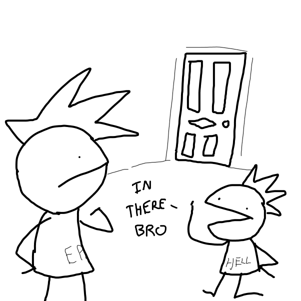 Drawing in Riq's confused adventure (rewritten) by SolarPluto