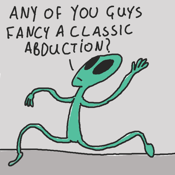 Liked webcomic Alien abduction