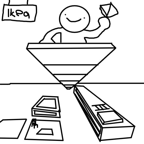 Drawing in my oc in scp 3008 by ARIM