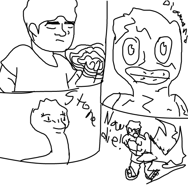  - Online Drawing Game Comic Strip Panel by AranTastic