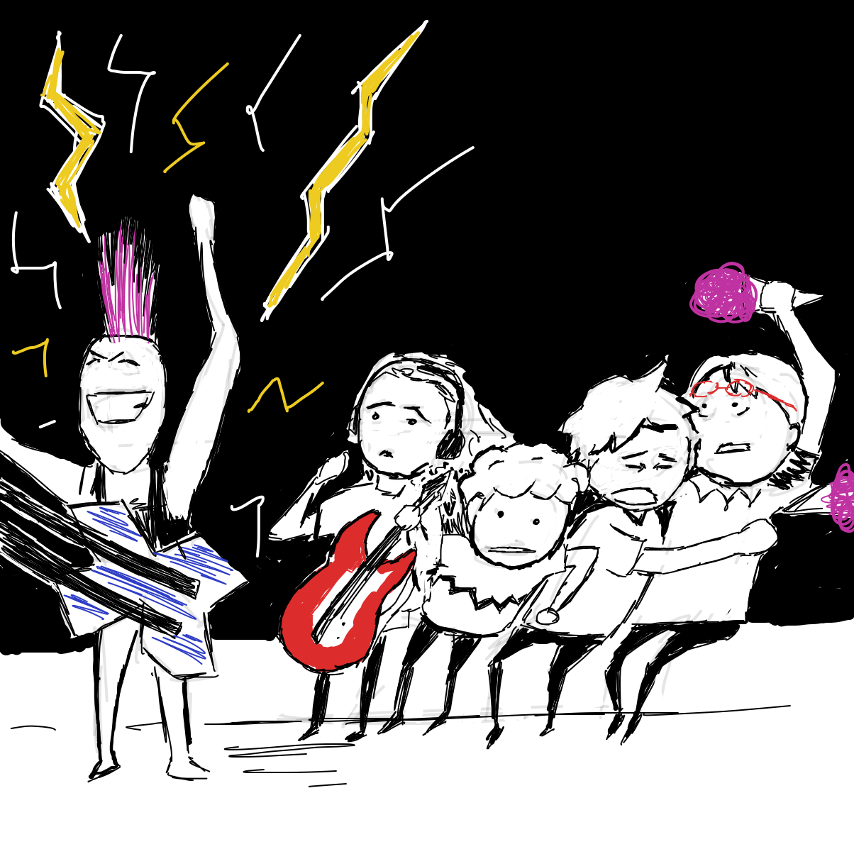  - Online Drawing Game Comic Strip Panel by Fakeperson