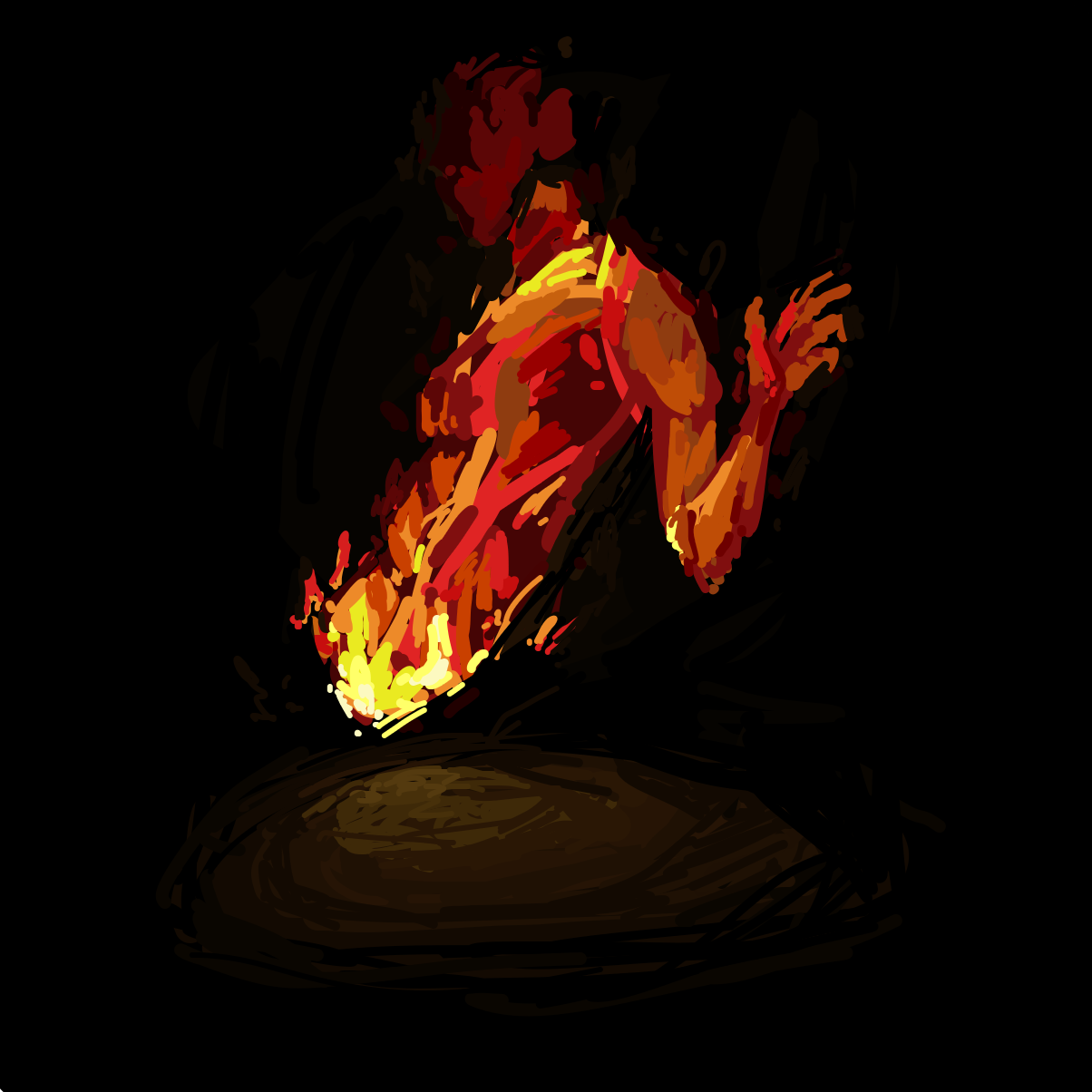 the flame that burns twice as bright burns half as long - Online Drawing Game Comic Strip Panel by yqzqrah