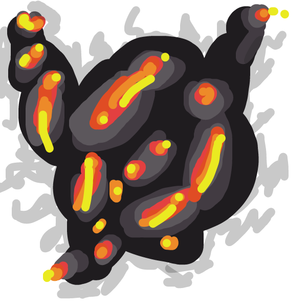 Drawing in fireball by jin