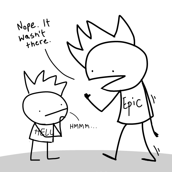 Drawing in Riq's confused adventure (rewritten) by 🔲