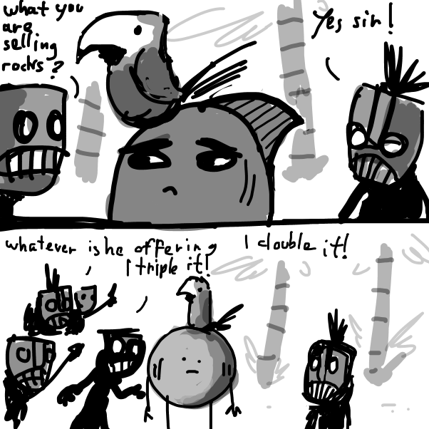 Drawing in Part 14: Male descendant of the beach by peyoalt