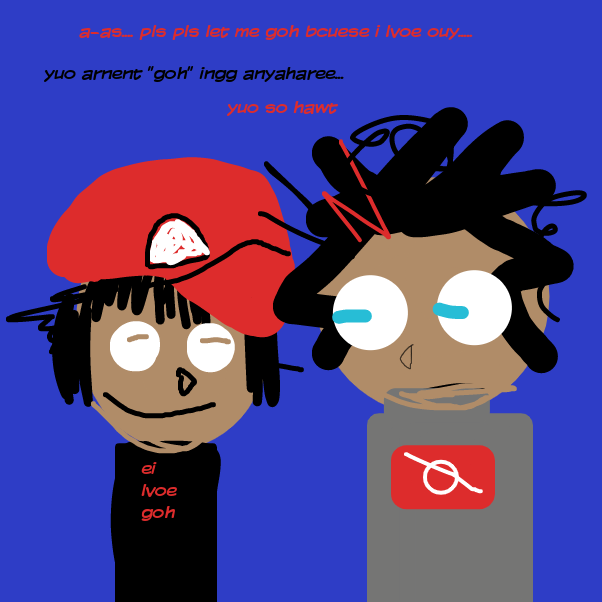 Drawing in gho hot by AshKetchup2