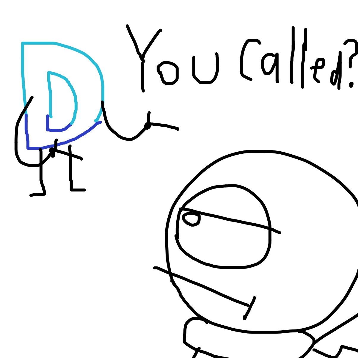 Drawing in D by SupBomb