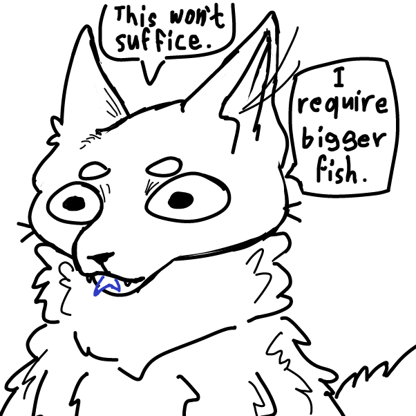 Drawing in cats by SeanTrunks