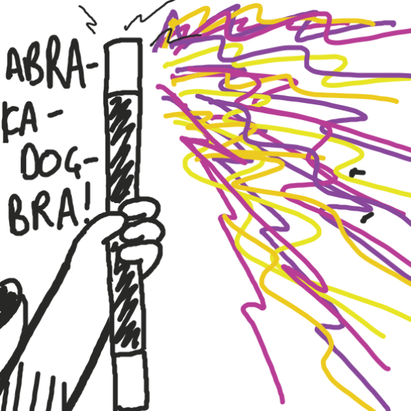 MAGIC! - Online Drawing Game Comic Strip Panel by joshyouart