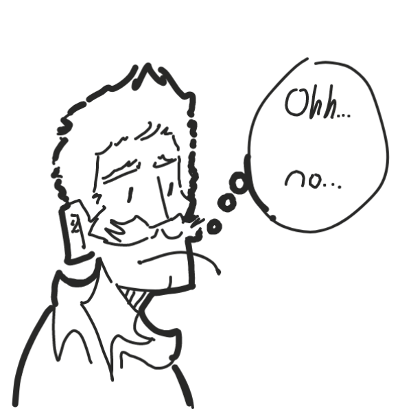 something bad... - Online Drawing Game Comic Strip Panel by Peler