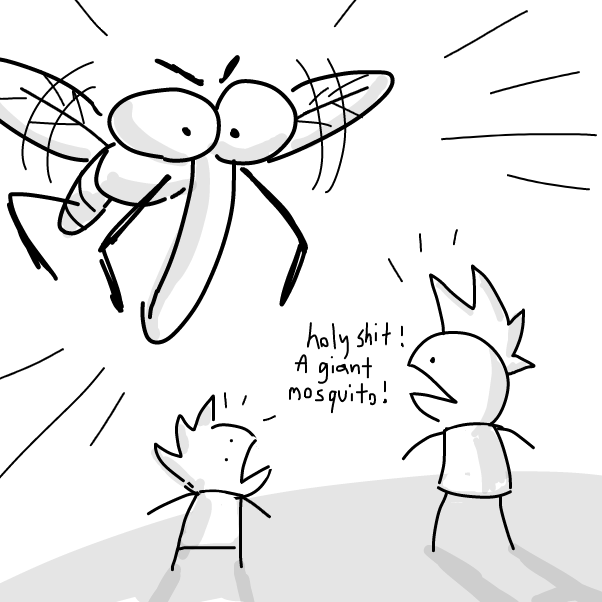 Drawing in Riq's confused adventure (rewritten) by 🔲