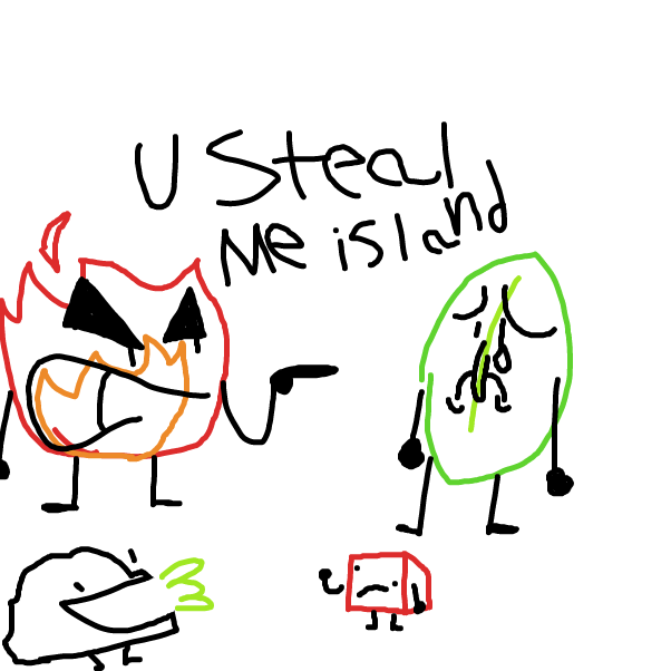 Drawing in Bfb or something i dunno by garfieldfan1005