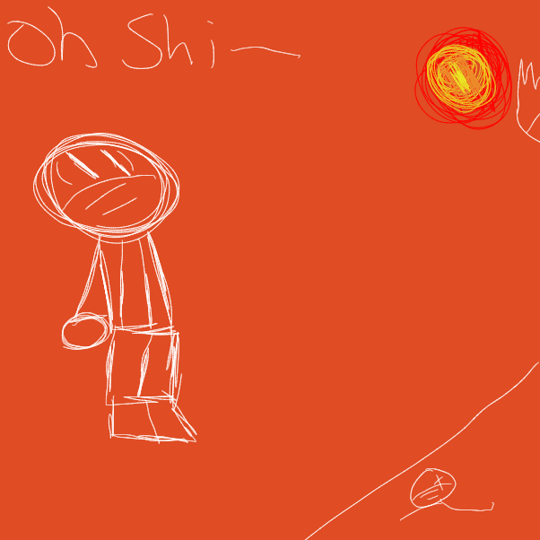 Drawing in Experiment 454: Redskull by Z.The.Comic