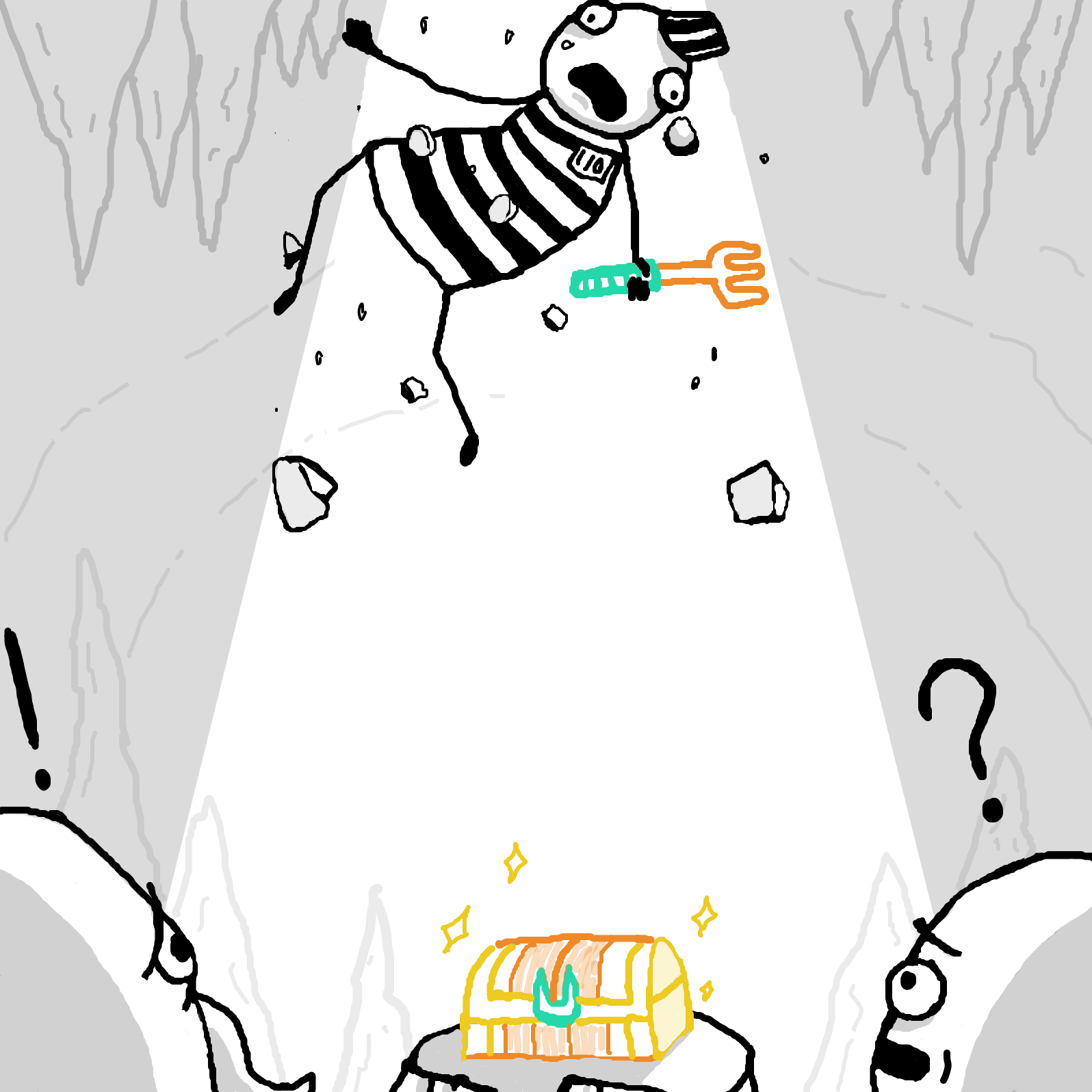 :D - Online Drawing Game Comic Strip Panel by Painovoima