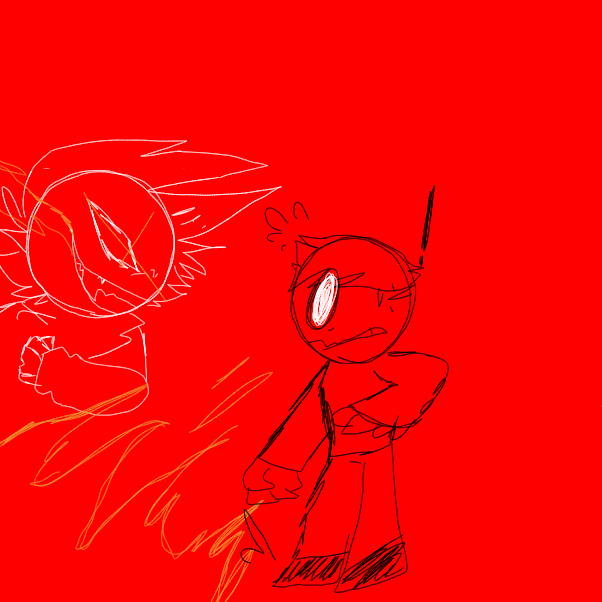 Drawing in Redskull Returns by OneWithTheShadows