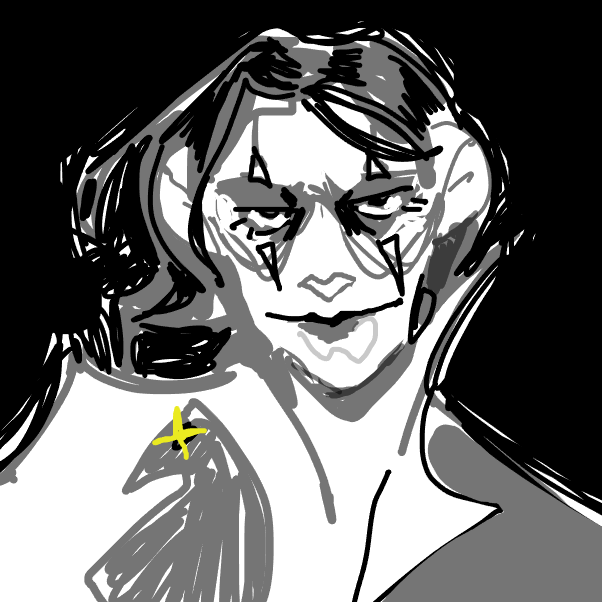 Drawing in The crow fanart :D by KMP