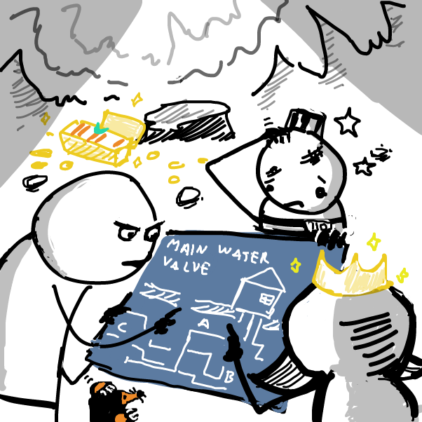 Drawing in U by Peyocay