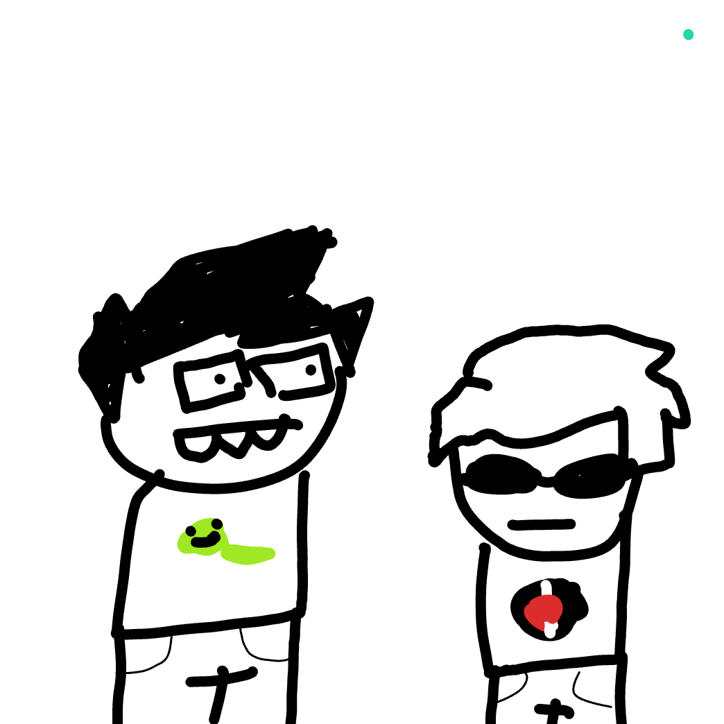 they are about to talk - Online Drawing Game Comic Strip Panel by NappoTapo