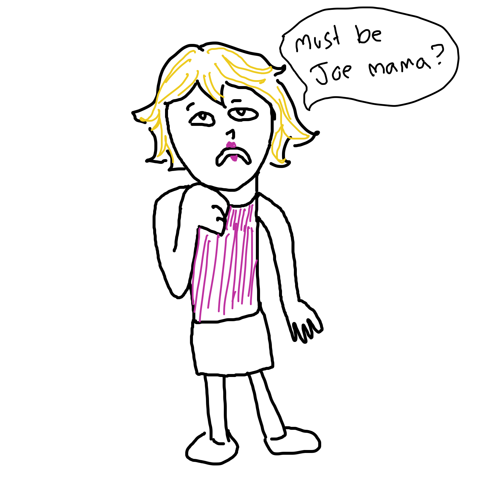 Must be - Online Drawing Game Comic Strip Panel by Loisrabies