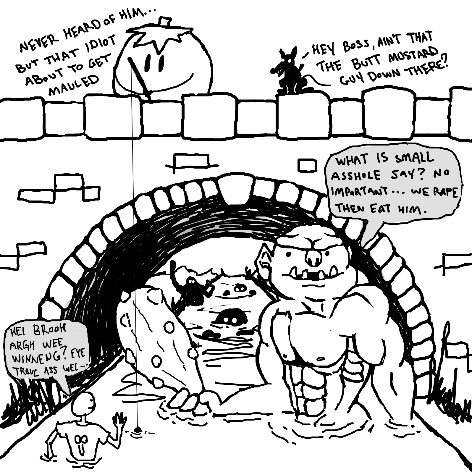 Not sure if this qualifies as a meme 😄 - Online Drawing Game Comic Strip Panel by Painovoima