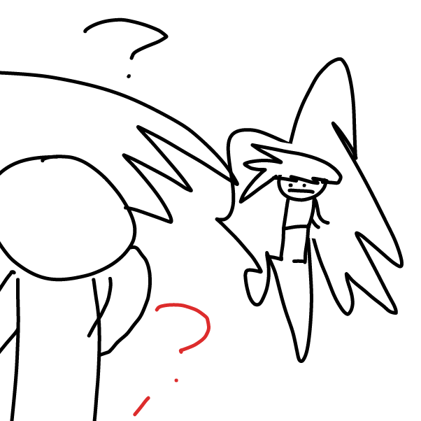 Its Z from my cancelled webcomic ill post in the talk section on a magma-view-only thing that nobody but me can edit so I can *GAAAASP* put more comics for pure entertainment even though some of them are dead jokes only I would get and stuff like that. - Online Drawing Game Comic Strip Panel by Z.The.Comic