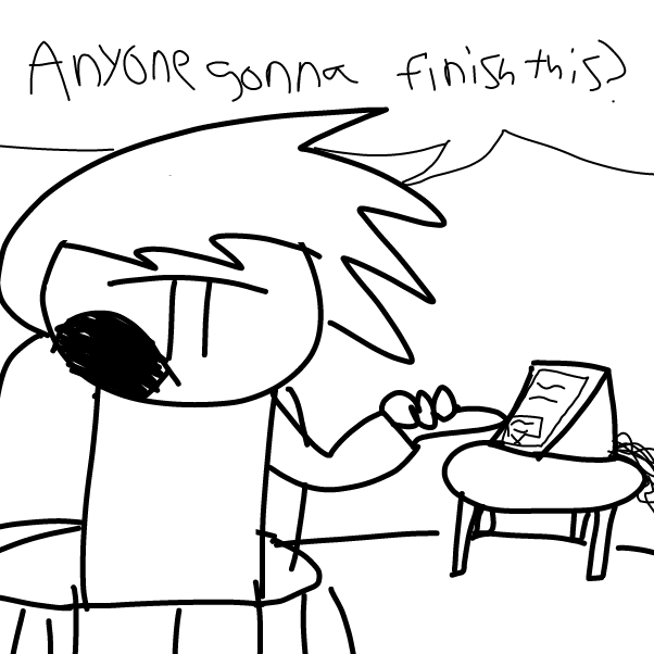 Its true, btw im giving Z a hairline by popular demand - Online Drawing Game Comic Strip Panel by Z.The.Comic