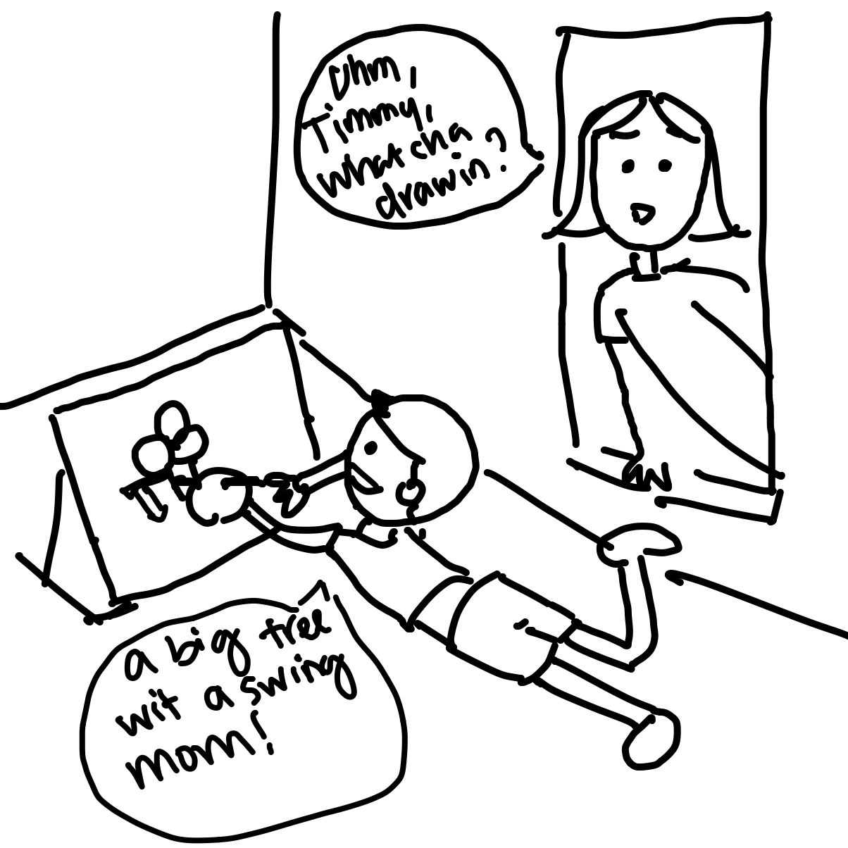 Drawing in DEATH TO PJ by Dobby1593