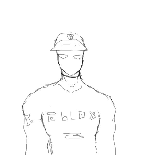 yo, who remembers this old man from my old acc, i just unrobloxed him XD - Online Drawing Game Comic Strip Panel by Scythesowner2