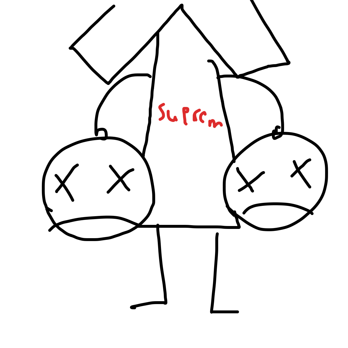 Drawing in meanwhile at X Headquarters by SupBomb