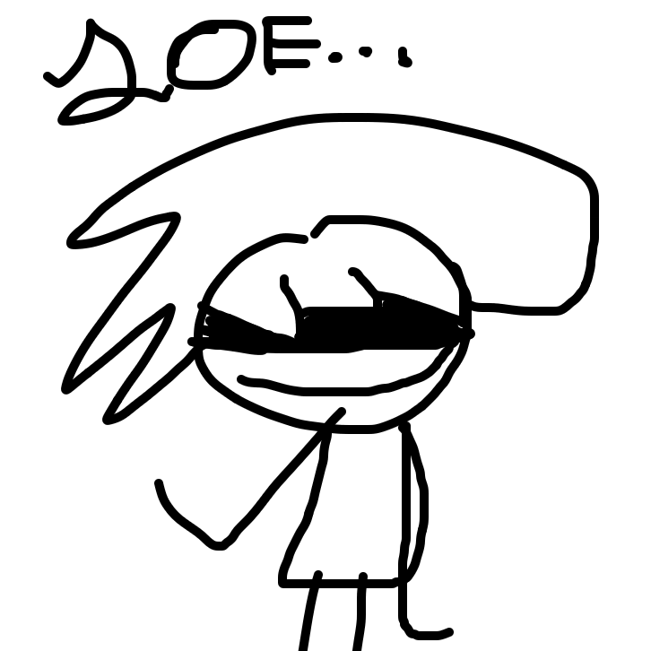 Drawing in The Joke by RiqTheEpic