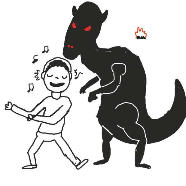 Drawing in Happy dance by MongolianWarlord