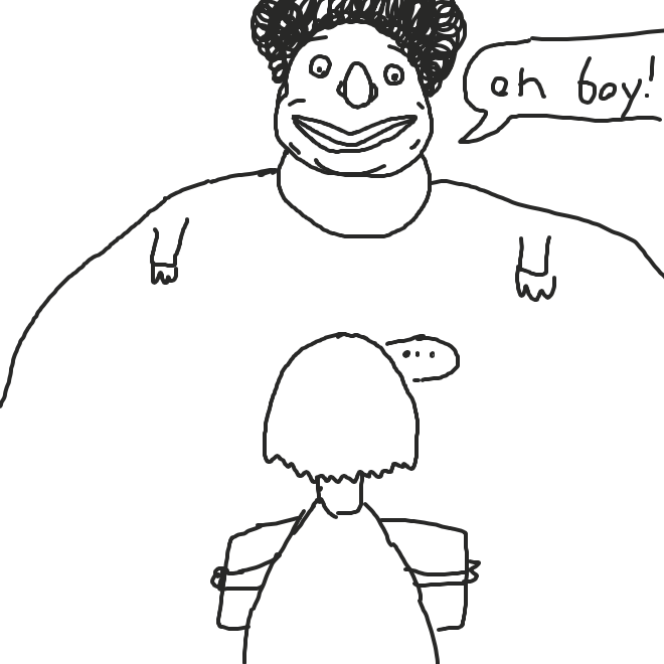 Drawing in Free hugs  by MongolianWarlord