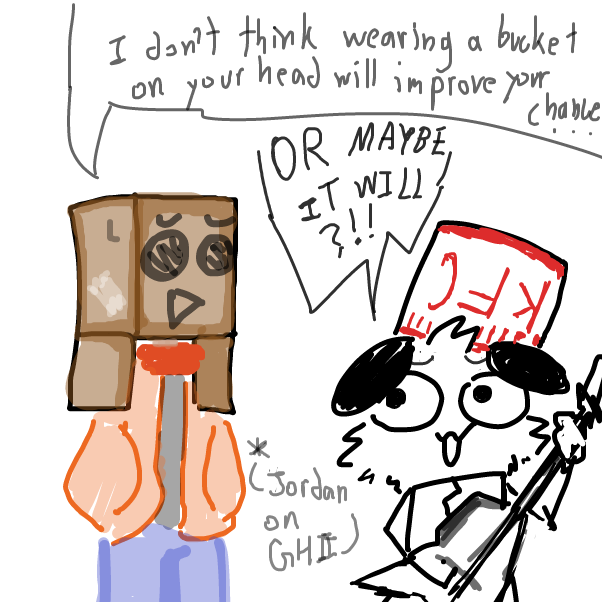 Drawing in Buckethead by FifaSam
