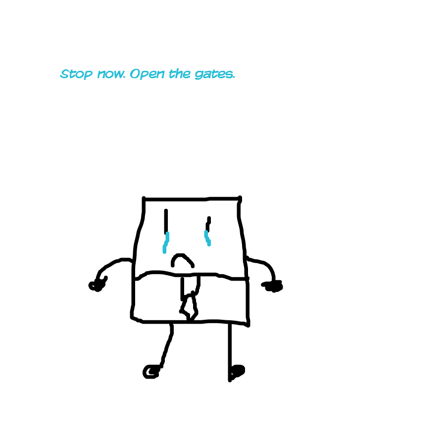 Drawing in Stop trolls! Or SpongeBob will be sad :( by amongus