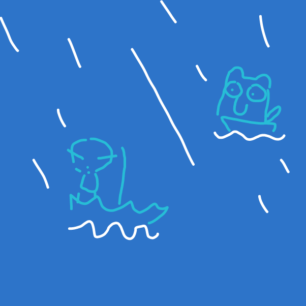 Drawing in Rain by FPJ