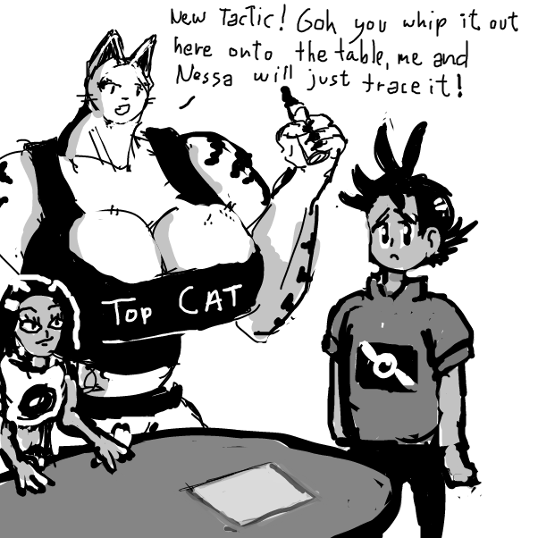 "Pencils ready!"
 - Online Drawing Game Comic Strip Panel by Peyocay