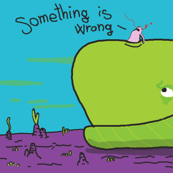 Drawing in Going down... by PerroLaser