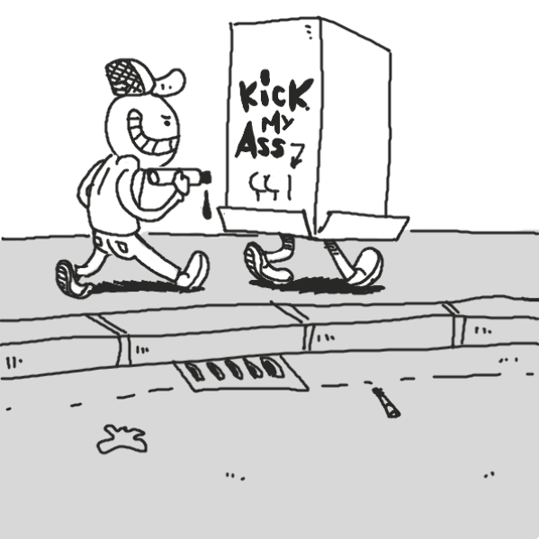 Drawing in I hate when...  by PerroLaser